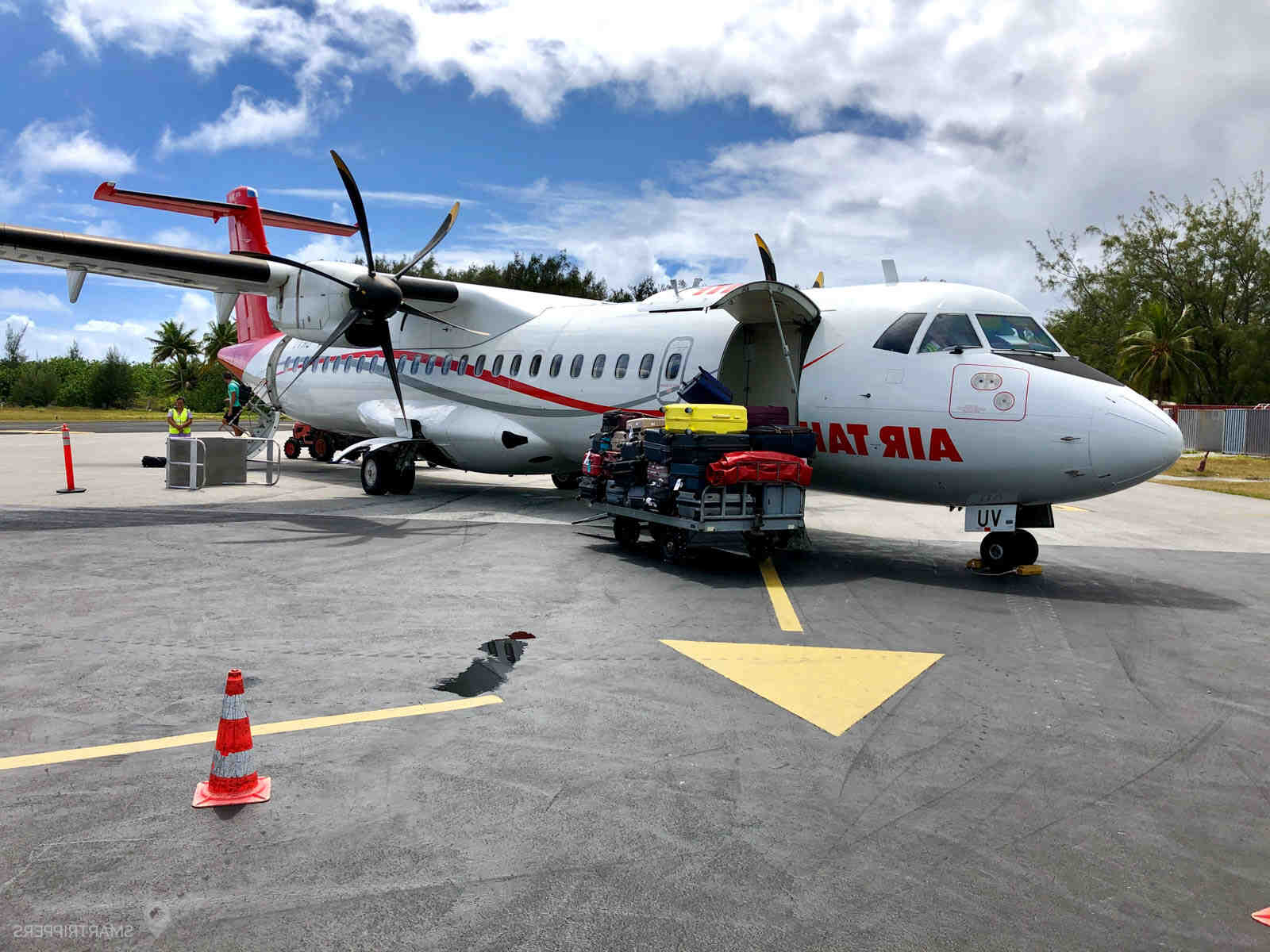 Quanto custa uma passagem de avião para ir para o Taiti?