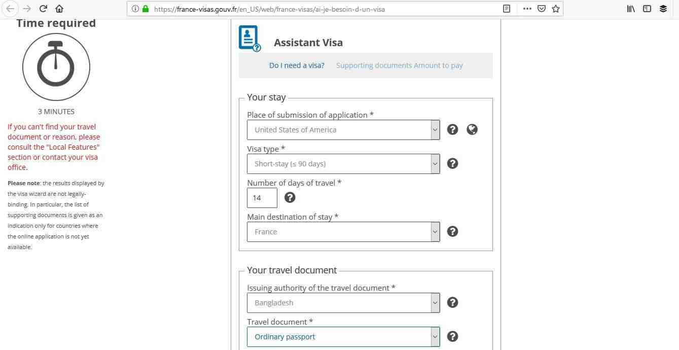 How to know if the visa is accepted France?