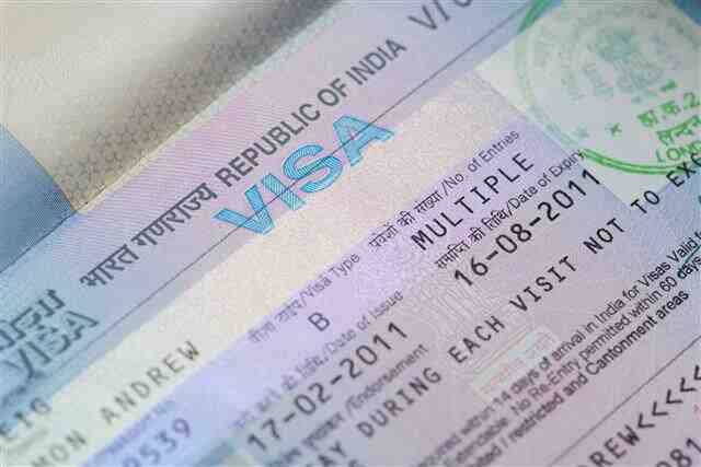 What is the cost of a visa for India?