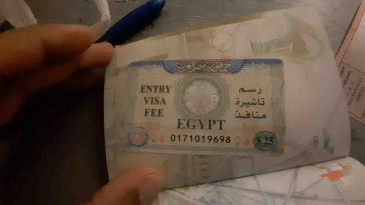 Vilket papper ska jag åka till Egypten?