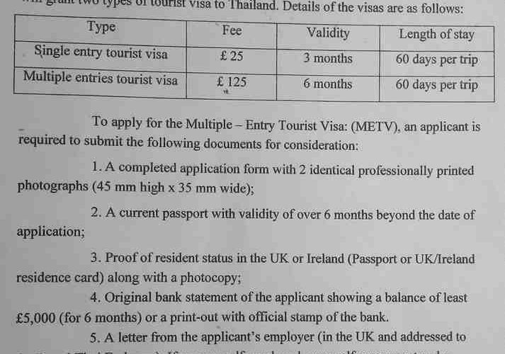 Quel visa pour rester 6 mois en Thaïlande ?