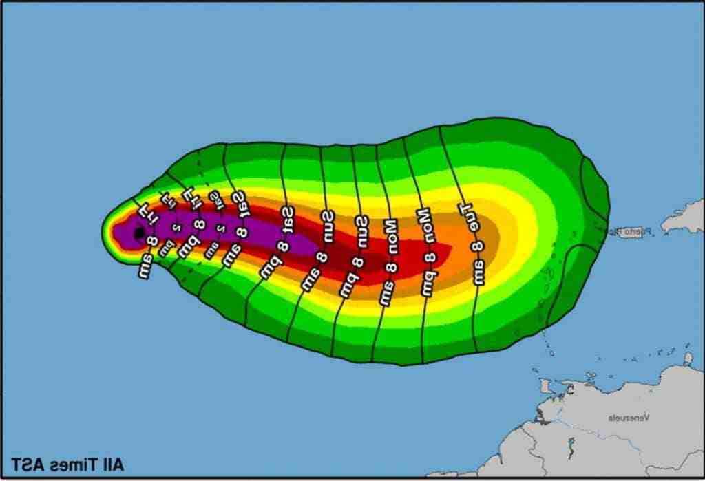 图片库 7：马提尼克岛的气旋周期是多长？