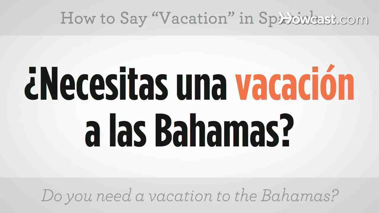 Wie spricht man auf Englisch über den Urlaub?