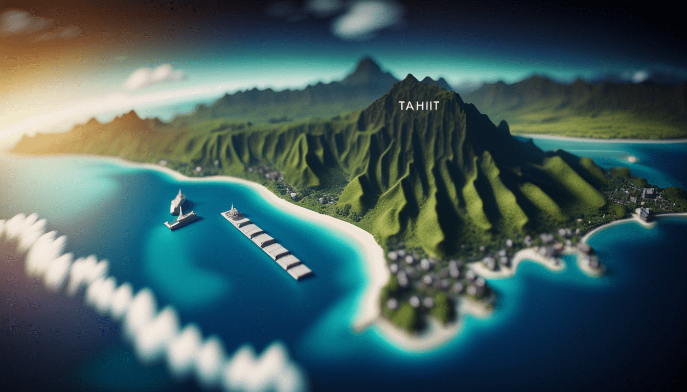 Où se situe Tahiti sur la carte du monde?